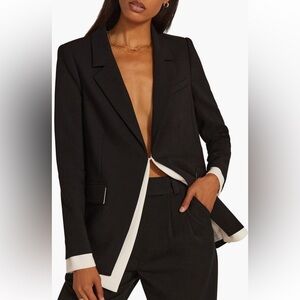 NWT Favorite Daughter Kelly Blazer in Black